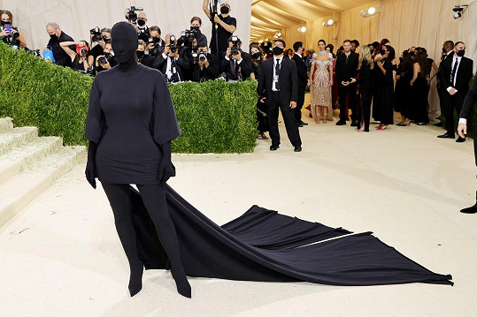 Kim Kardashian na Met Gala v roce 2021