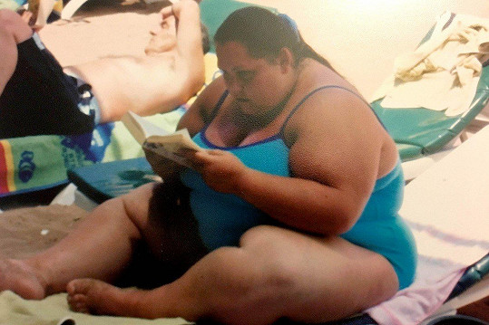 Na to však byla v dospělosti příliš obézní. Když se pustila do hubnutí, vážila už 152 kilo.