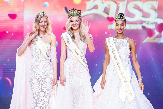 Slovensko bude Dominika (uprostřed) reprezentovat na Miss World.