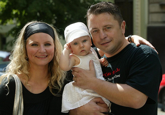 Petr Muk s rodinou