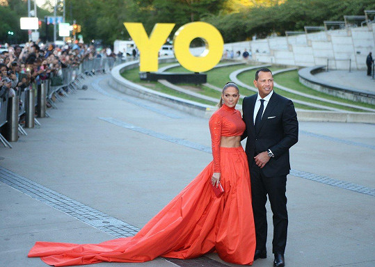 Jennifer Lopez se snoubencem Alexem Rodriguezem