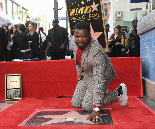 I 50 Cent už se dočkal své hvězdy. 