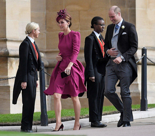 Na svatbu princezny Eugenie zvolila šaty z módního domu Alexander McQueen. 