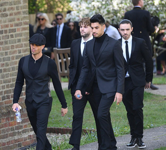 Členové kapely The Wanted, zleva Max George, Jay Mcguiness, Siva Kaneswaran a Nathan Sykes