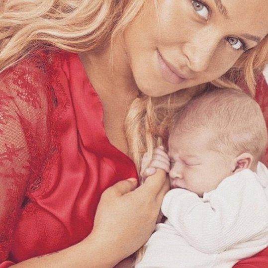 Hayden Panettiere s dcerou čerstvě po narození