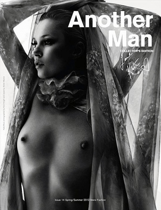 Rok 2012 a její nahá obálka časopisu Another Man