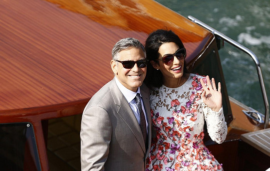 George Clooney vzal svou manželku na Seychely. 