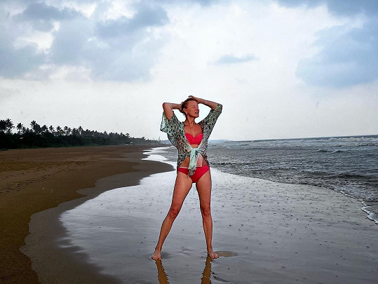 Renata Drössler trávila dovolenou na Srí Lance.