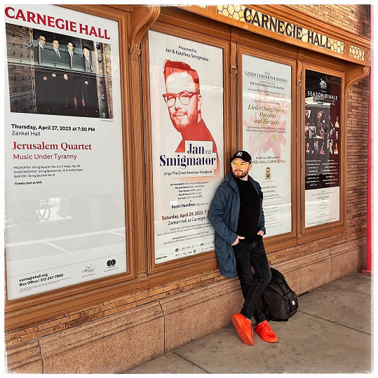 Jan Smigmator si koncertem v Carnegie Hall splnil sen.