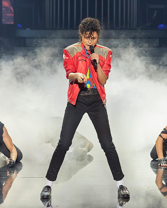 Finálovou čtyřku doplňovala Nikita Machytková jako Michael Jackson.