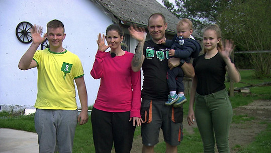 Ivana s manželem Pavlem, synem Tomášem a Vojtou a dcerou Kristýnou. 
