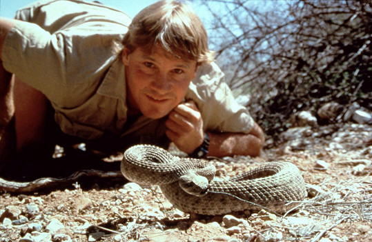 Steve Irwin byl dobrodruh tělem i duší. 