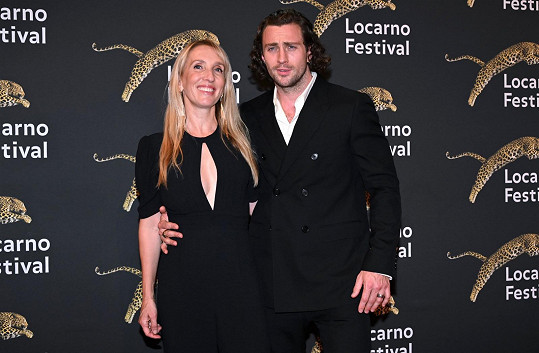 Aaron Taylor-Johnson zavítal s manželkou Sam na filmový festival ve Švýcarsku. 