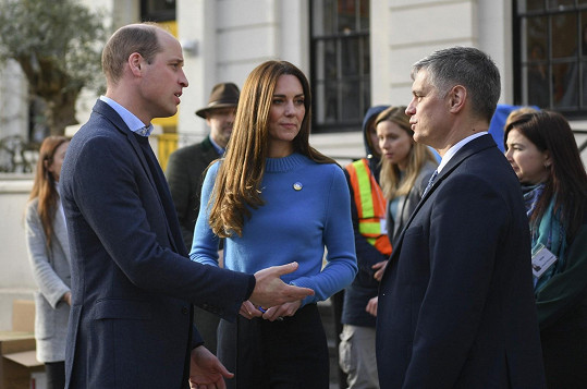 Vévodkyně Kate s princem Williamem navštívili v Londýně ukrajinské kulturní centrum. 