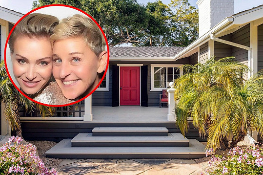 Ellen DeGeneres a Portia de Rossi prodávají tento dům v Kalifornii. 