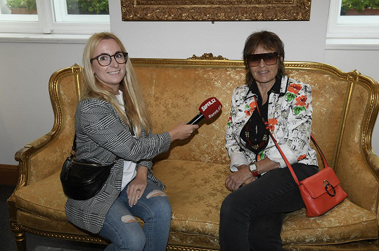 Olga Matušková při rozhovoru pro Super.cz