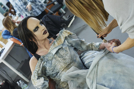 Denisa jako Marilyn Manson