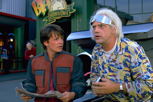 Michael a Christopher v legendární komedii Návrat do budoucnosti 2 z roku 1989.