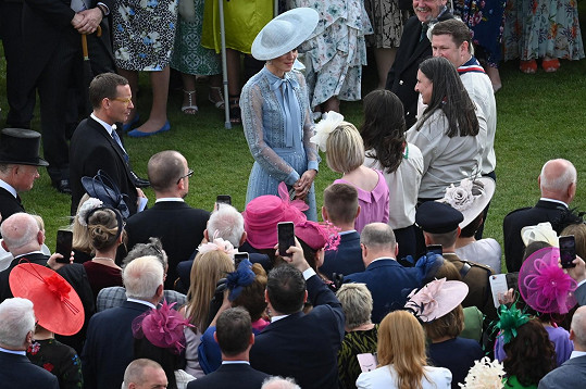Princezna z Walesu byla jako obvykle ve středu zájmu všech přítomných. 