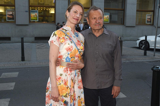 Anna Polívková s kolegou Miroslavem Krobotem