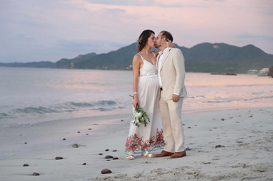 Sandra Vídeňská se v říjnu vdávala na pláži v Mexiku.