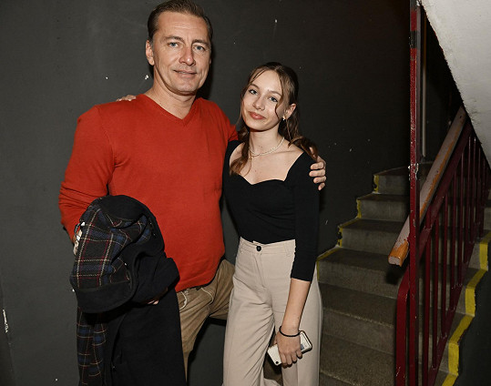 Petr Vondráček s dcerou Aničkou