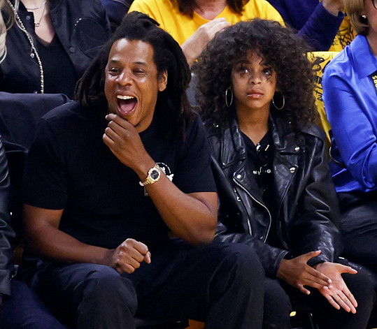 Jay-Z vzal dceru Blue Ivy na basket. 