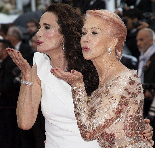 Andie a Helen v Cannes před třemi lety