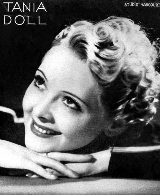 Foto z roku 1938, kdy Truda pod pseudonymem Tania Doll působila v Paříži.