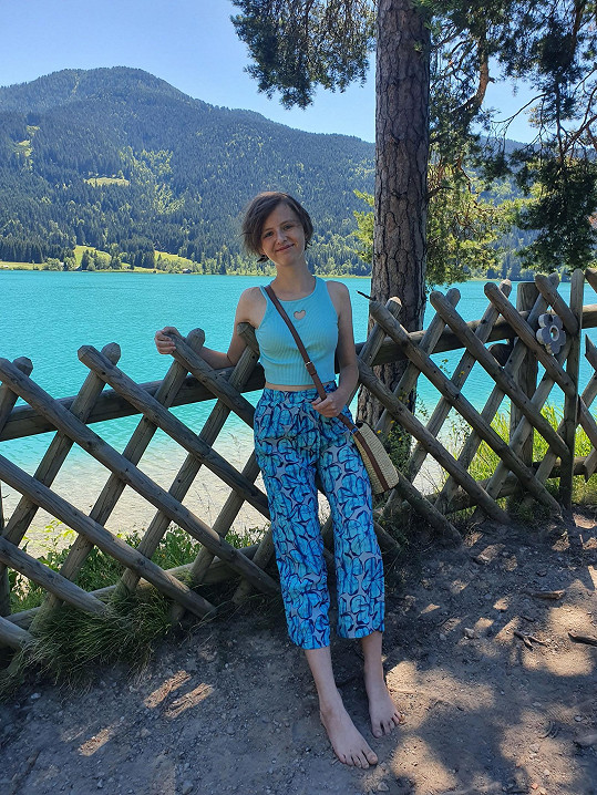 Letos v létě na prázdninách v Rakousku u kamarádky u jezera Weissensee