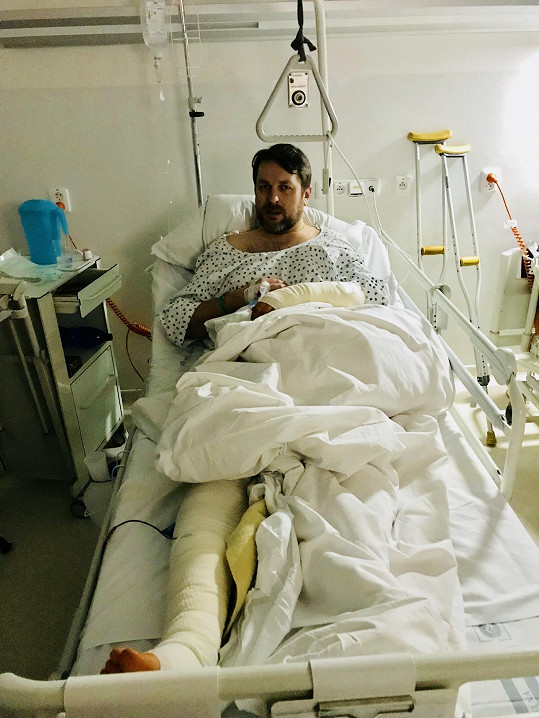 Tomáš Hauptvogel je v nemocnici.