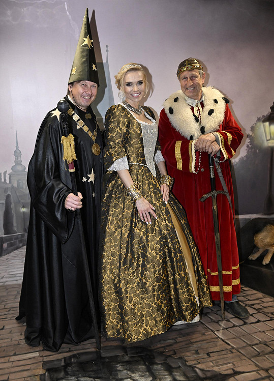 Hana Reinders Mašlíková s Pavlem Kožíškem a Václavem Vydrou