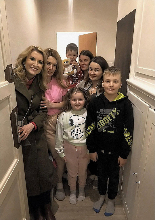 Lenka Špillarová se "svojí" ukrajinskou rodinou