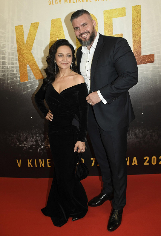 Zpěvačka Lucie Bílá s partnerem Radkem Filipi
