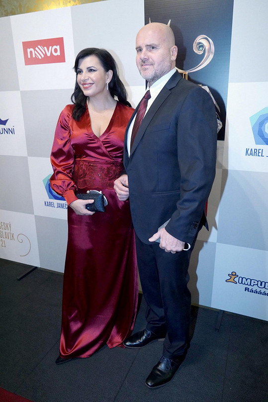 Andrea Kalivodová s manželem Radkem Tögelem