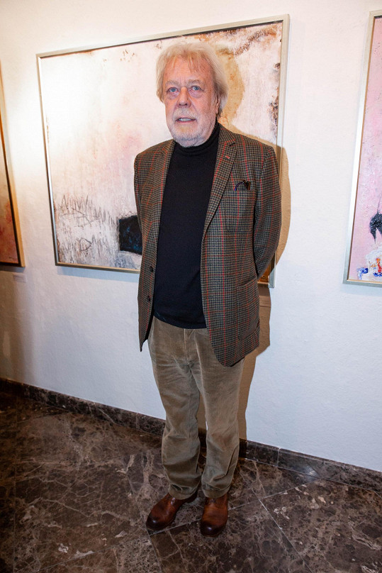 Jan Kanyza oslavil 75. narozeniny vernisáží svých obrazů. Některé stojí desítky tisíc korun. 