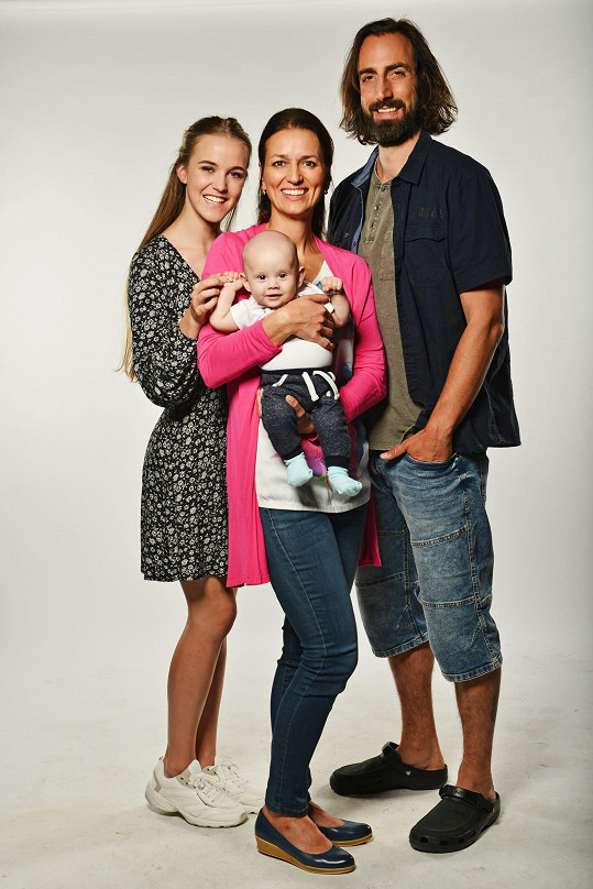 Adéla Gondíková se svojí seriálovou rodinou