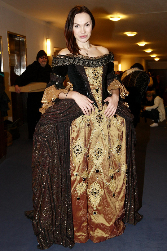 Kamila Nývltová v kostýmu Angeliky