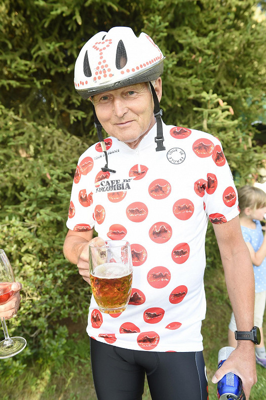 Jan Pirk a jeho puntíkovaný cyklistický dres
