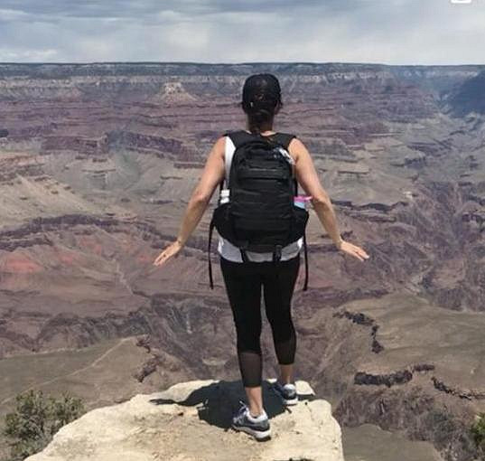 Tenhle výhled na Grand Canyon zpěvačku dojal.