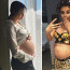 10 fotek Moniky Bagárové s těhotenským bříškem. Připomeňte si, jak novopečené mamince slušel požehnaný stav