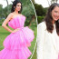 Nejpůvabnější dáma z klanu Kardashianových předvedla svou přirozenou krásu ve vodopádu růžového šifonu