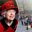 Britský lid se dojímá: Mraky se rozestoupily a královninu rakev osvítil jediný sluneční paprsek