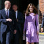Vévodkyně Kate nemá po třetím porodu ani gram navíc: Opět oblékla šeříkové šaty za 40 tisíc korun