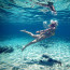 Na Bali se Patricie Solaříková cítí jako ryba ve vodě: Pod hladinou se ukázala v plavkách