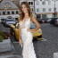 Chlapa nemá, ale oblékla se jako nevěsta: Miss Bezděková se na párty předvedla v hodně odvážných svatebních šatech