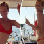 Evička bez trička i šminek! Modelingová ikona a máma tří dětí Herzigová (43) zatančila v bikinách na jachtě