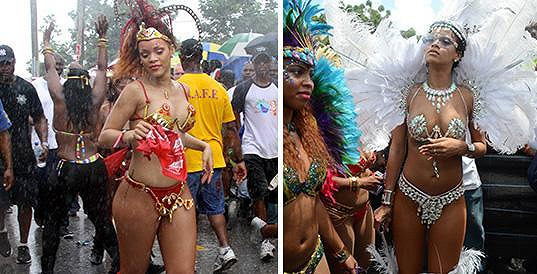 Rihanna za dva roky rapidně zhubla: Důkazem jsou fotky z festivalů, na nichž je téměř nahá