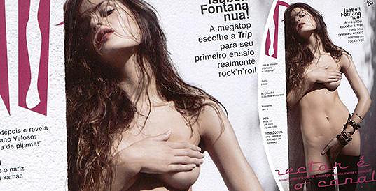 Slavná Isabeli Fontana šla kompletně do naha na obálce brazilského magazínu