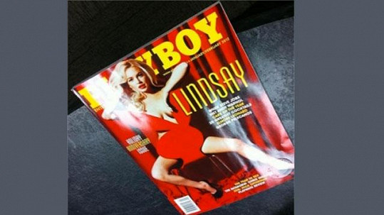 Lindsay Lohan na obálce Playboye.